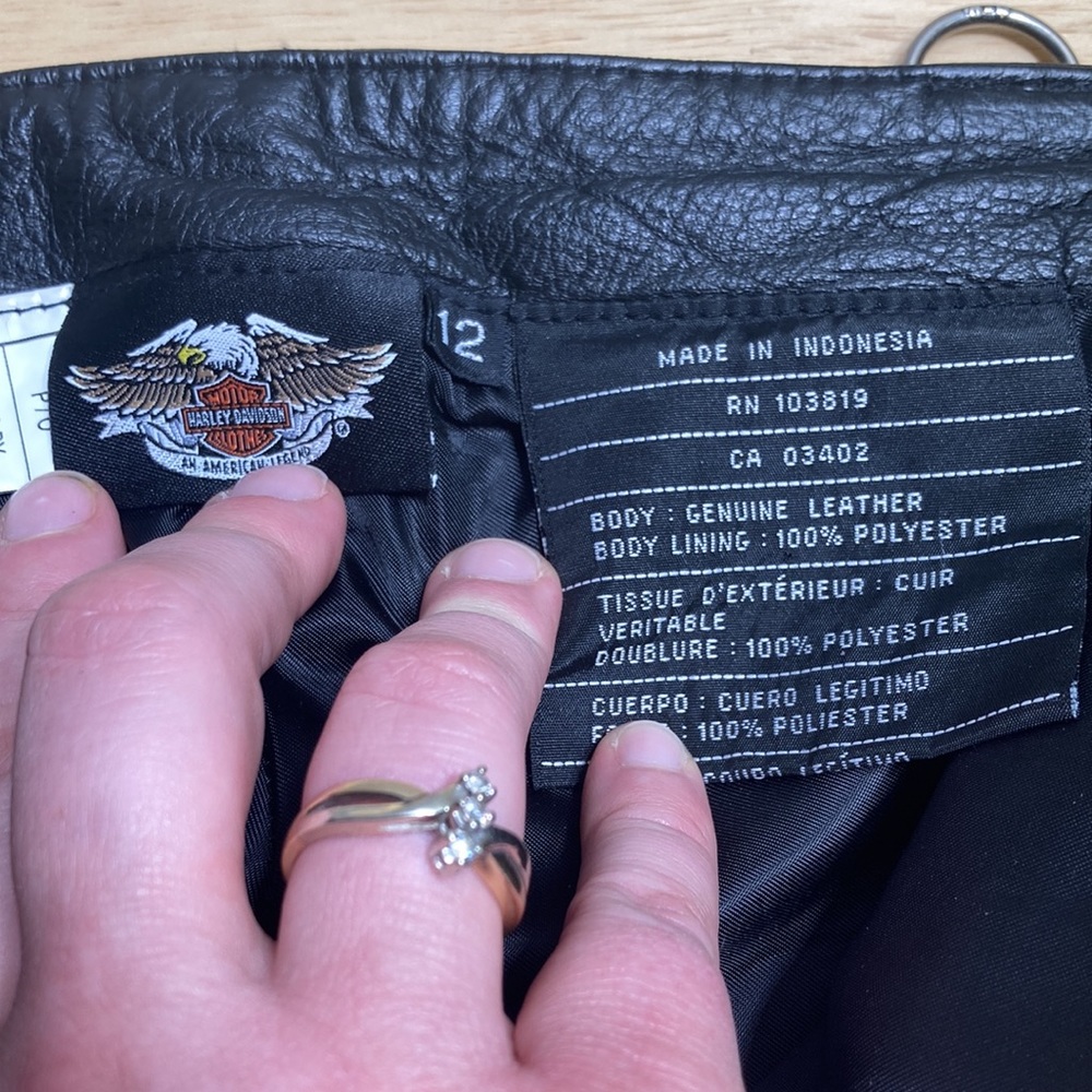 Harley Davidson Chaps - Picture 8 of 9